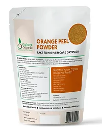 Naturx Organic Orange Peel Powder, 100% Pure Organic Orange Peel Powder For Face Skin Whitening, Face Skin  Hair Care Dry Packs 200 Gram (7 oz)-thumb1