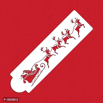 Santa's Sleigh and Reindeer by Designer Stencils