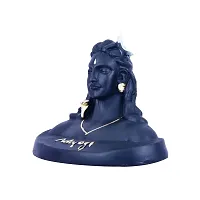 DEQUERA? gt; Adiyogi Shiva Statue for Car Dashboard, Pooja  Gift, Mahadev Murti Idol, Shankara for Home  Office Decor, Polyresin, Black-thumb2