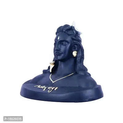 DEQUERA? gt; Adiyogi Shiva Statue for Car Dashboard, Pooja  Gift, Mahadev Murti Idol, Shankara for Home  Office Decor, Polyresin, Black-thumb3