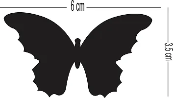 Spectro 40 Cut Butterfly Golden, Mirror Stickers for Wall, Wall Mirror Stickers, Wall Stickers for Hall Room, Bed Room, Kitchen.-thumb4