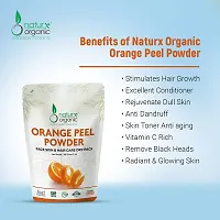 Naturx Organic Orange Peel Powder, 100% Pure Organic Orange Peel Powder For Face Skin Whitening, Face Skin  Hair Care Dry Packs 200 Gram (7 oz)-thumb3