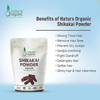 Naturx Organic Natural Shikakai Powder (Acacia Concinna), for Hair (Natural Hair Cleanser for Luxurious and Soft hairs) Specialty Hair Care 200 Gram (7 oz)-thumb3