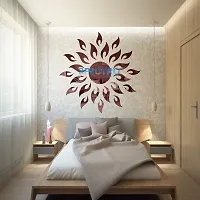 Spectro Sun (Large Size 2 Feet), Mirror Stickers for Wall, Acrylic Mirror Wall Decor Sticker, Wall Mirror Stickers, Wall Stickers for Hall Room, Bed Room, Kitchen. Color : Copper-thumb2