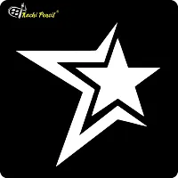 Kachi Pencil Caption America Star Art and Craft Stencils for Painting, Size 6 x 6 inch Reusable Stencil for Painting, Fabric, Glass, Wall Painting, and Craft Painting-thumb3