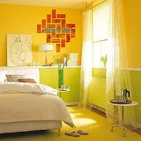 Spectro 20 Rectangle Mirror Stickers for Wall, Wall Mirror Stickers, Wall Stickers for Hall Room, Bed Room, Kitchen.-thumb3