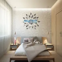 Spectro Sun (Large Size 2 Feet), Mirror Stickers for Wall, Acrylic Mirror Wall Decor Sticker, Wall Mirror Stickers, Wall Stickers for Hall Room, Bed Room, Kitchen. Color : Silver-thumb2