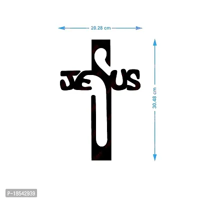 Spectro Jesus Cross (Pack of 1), Mirror Stickers for Wall, Acrylic Mirror Wall Decor Sticker, Wall Mirror Stickers, Acrylic Stickers, Wall Stickers for Hall Room, Bed Room, Kitchen. Color : Green-thumb5