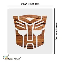 Kachi Pencil Trible Mask Art Craft Stencil for Art and Painting, Size 6 x 6 inch Reusable Stencil for Painting, Fabric, Glass, Wall Painting, and Craft Painting-thumb4