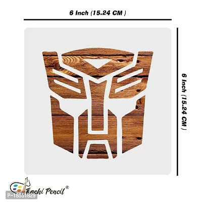 Kachi Pencil Trible Mask Art Craft Stencil for Art and Painting, Size 6 x 6 inch Reusable Stencil for Painting, Fabric, Glass, Wall Painting, and Craft Painting-thumb5