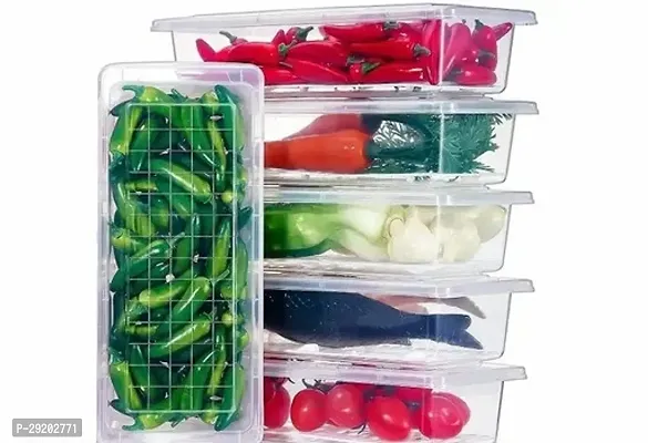 Plastic  Container Boxes for Kitchen Set Of 6-thumb0