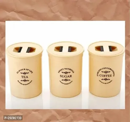 Tea Sugar Coffee Container Pack Of 3-thumb0