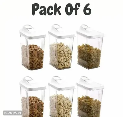 Plastic  Container Boxes for Kitchen Set Of 6-thumb0