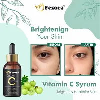 Fezora Professional Vitamin C Face Serum - Skin Brightening Serum , Anti-Aging, Skin Repair, Supercharged Face Serum, Dark Circle, Fine Line  Sun Damage Corrector Face Serum ( Pack Of 1 )-thumb1