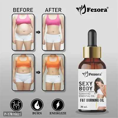 Fezora Fat Burning ,Fat Go, Fat Loss, Body Fitness Oil Pack Of 2 (60ml)-thumb2