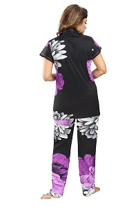 Women Floral Print Sarina Nigthsuit Set/Top Pyjama Set-thumb1