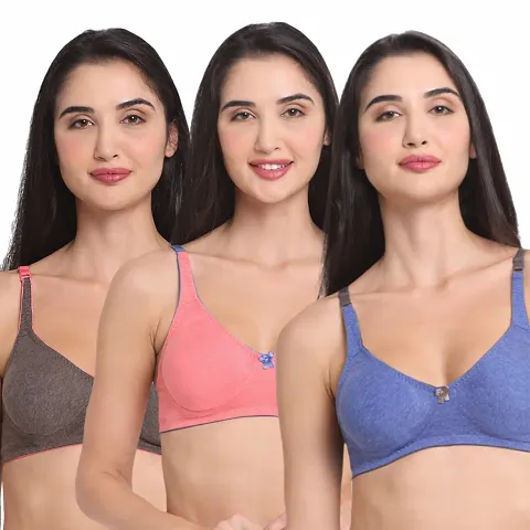 Pack Of 3 Basic Bra Combo