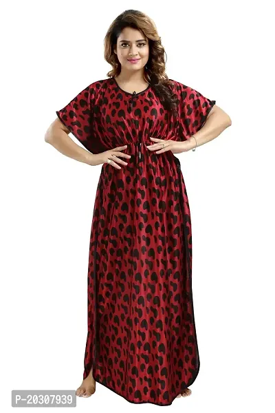 Premium Sarina Kaftan Nighty/Night Dresses For Women-thumb2