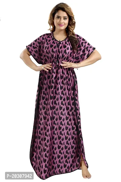 Premium Sarina Kaftan Nighty/Night Dresses For Women-thumb4