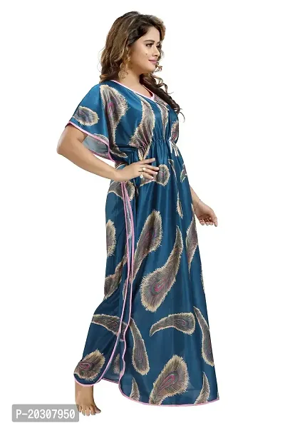 Premium Sarina Kaftan Nighty/Night Dresses For Women-thumb2