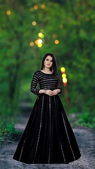Beautiful Anarkali Rayon Gown