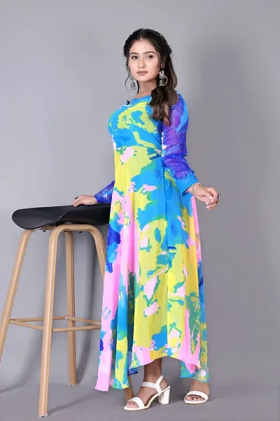 Partywear Maxi Dress For Women