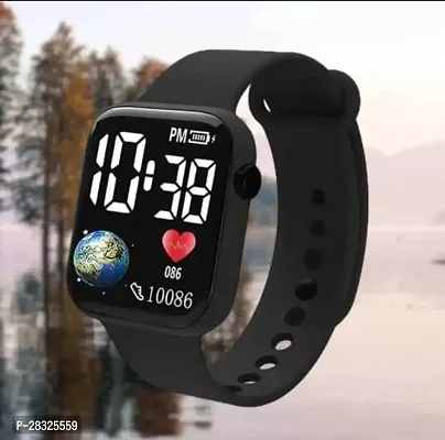 Digital Waterproof Wrist Watch with Led Band-thumb0