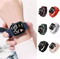 Digital Waterproof Wrist Watch with Led Band-thumb2