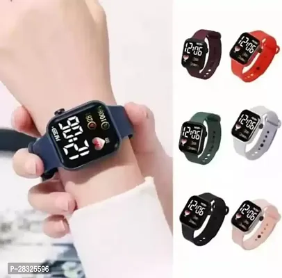 Digital Waterproof Wrist Watch with Led Band-thumb3