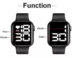 Digital Waterproof Wrist Watch with Led Band-thumb2