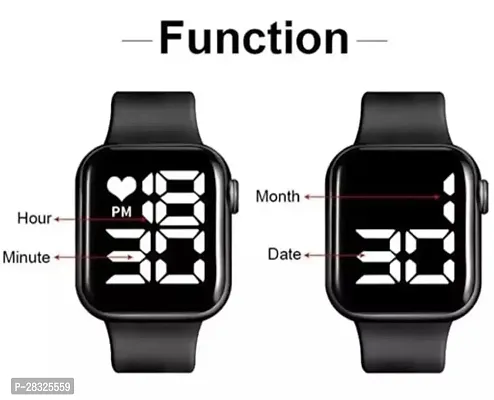 Digital Waterproof Wrist Watch with Led Band-thumb3