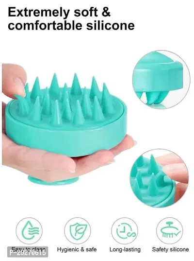 Kamview Hair Scalp Massager Shampoo Brush with Soft Silicone Bristles-thumb5