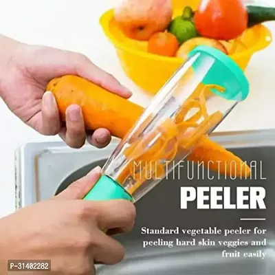 Multifunction Fruit and Vegetable smart Peeler with waste Container