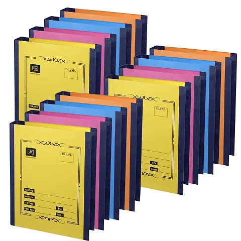 URBAN RINGS 12 Pack Box Files A4 Size Paper File Folder Cobra File   - Color May Vary (35 x 26 x 3.5 cm)