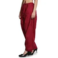 Draaz Impex Women's Regular Fit Cotton Blend Salwar (DR-Maroon_Maroon_24)-thumb1