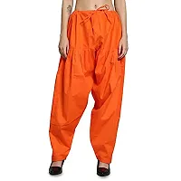 Draaz Impex Women's Premium Cotton Traditional Salwar, Pack of 3 - Free Size (Orange, Pink, Green)-thumb1