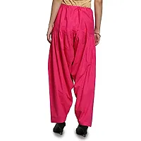 Draaz Impex Women's Premium Cotton Traditional Salwar, Pack of 3 - Free Size (Rani Pink, Blue, White)-thumb4