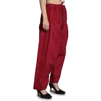 Draaz Impex Women's Regular Fit Cotton Blend Salwar (DR-Maroon_Maroon_24)-thumb2