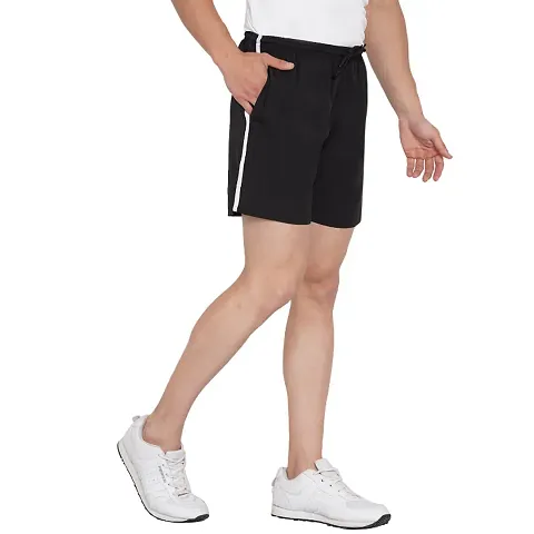 Dry-Fit Striped Running Athletic Shorts