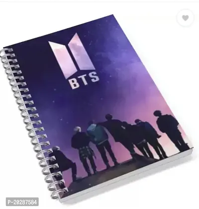 Bts Bangtan Boys A5 Notebook Ruled 100 Pages-thumb0