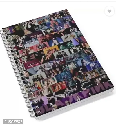 Black pink A5 Notebook Ruled 100 Pages