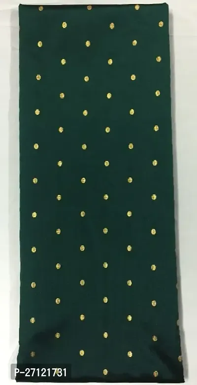 Womens Green Banarasi Silk Woven Suit Top Fabric (TP_TB)