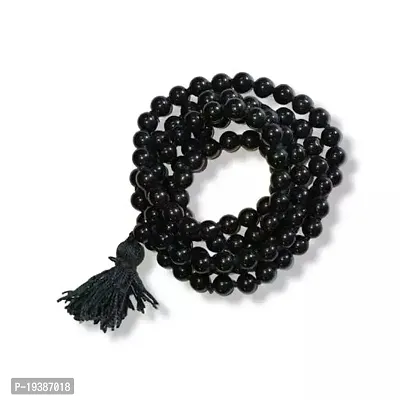 Glass Mala Black 108 Beads 1 Pc