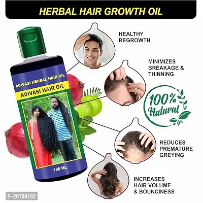 Adivasi hair oil original, Adivasi herbal hair oil for hair growth, Hair Fall Control, For women and men,100 ml-thumb0