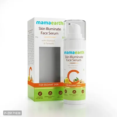 Mamaearth Skin Illuminate Face Serum for Radiant Skin with Vitamin C and Turmeric (15g)-thumb2