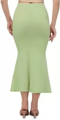 Green Cotton Saree Shapewear-thumb2