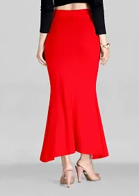 Reliable Red Lycra Blend  Stitched Patticoats For Women-thumb1