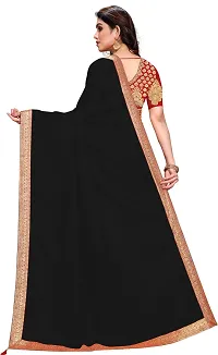 Fancy Chiffon Saree with Blouse Piece for Women-thumb1