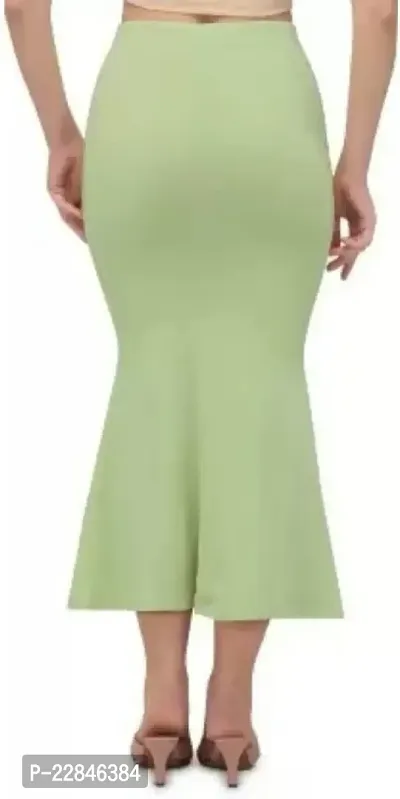 Reliable Green Lycra Blend  Stitched Patticoats For Women-thumb3