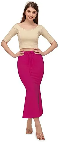 Reliable Pink Lycra Blend  Stitched Patticoats For Women-thumb3